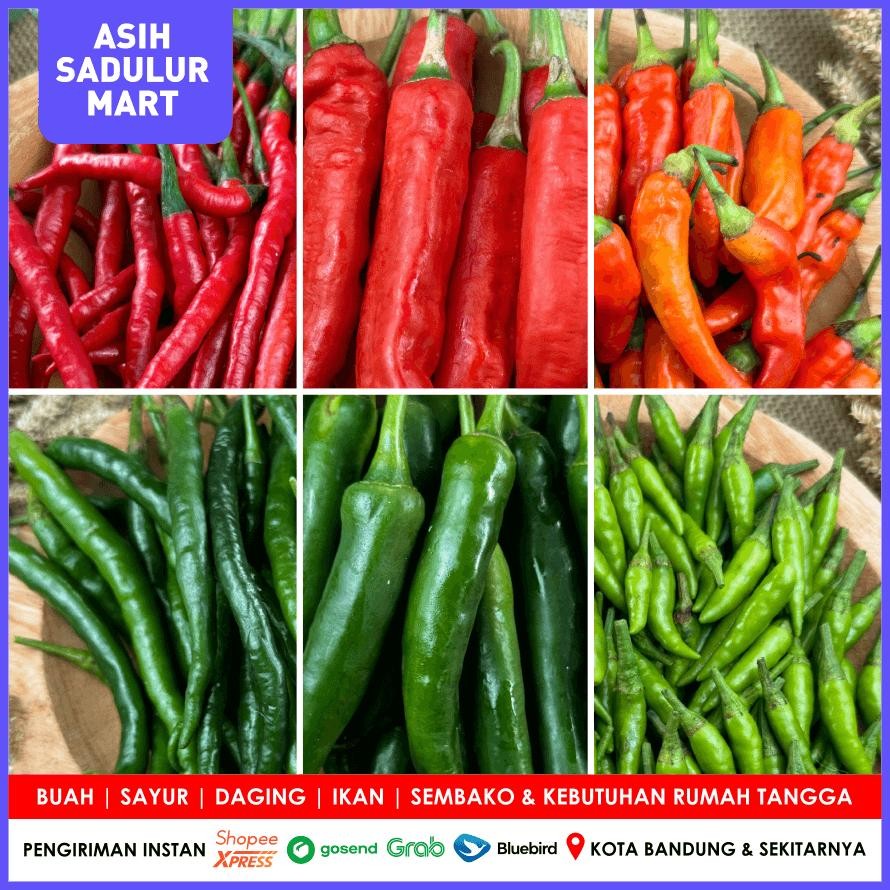

Segera Cabe 500Gr Rawit Gendot Tanjung Keriting Kriting Bumbu Dapur Bandung | Asih Sadulur Mart