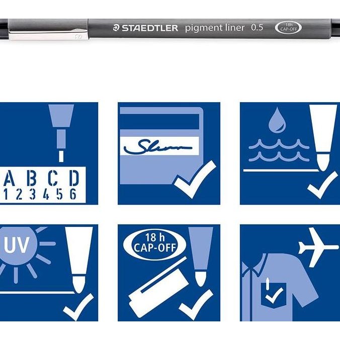 

Staedtler Pigment Liner 308 New Stok