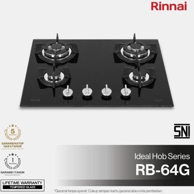 Murah Rinnai Rb 64G Kompor Tanam 4 Tungku