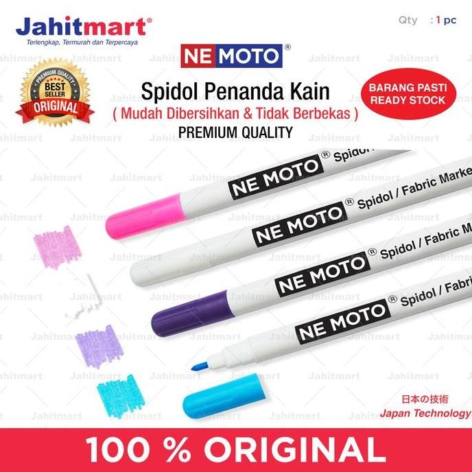 

SPIDOL PENANDA KAIN / WATER ERASABLE PEN / FABRIC MARKER - PUTIH