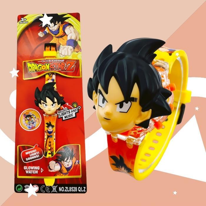 Jam Tangan Anak Lampu Musik Dragon Ball Terbaru