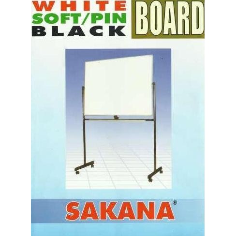 

Whiteboard Sakana 60X90 Kaki Double Face New Stok