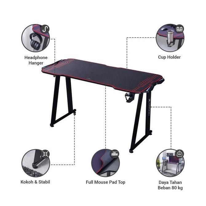 Promo Informa - Informa Amatsu Ryuu Meja Gaming - Hitam