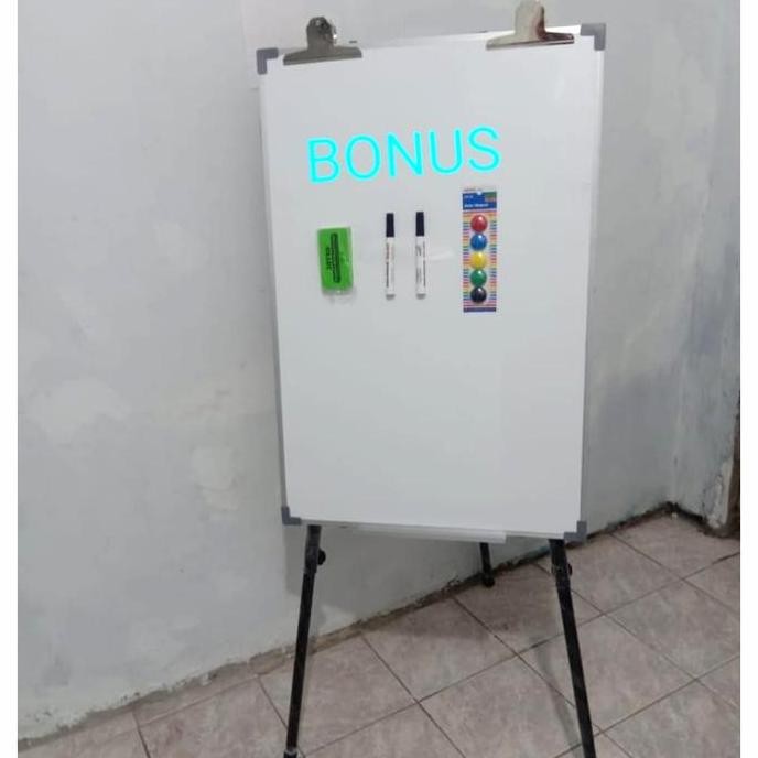 

Flipchart Magnetic Jepit Uk 70X100 Cm New Stok