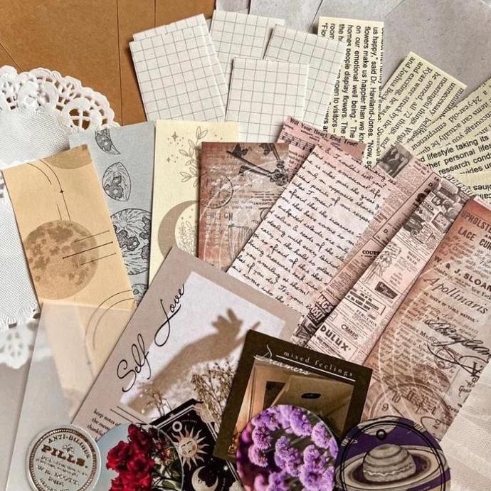 

Paket Journaling Kit Bullet Journal Bujo Kit DIY Scrapbooking Set B