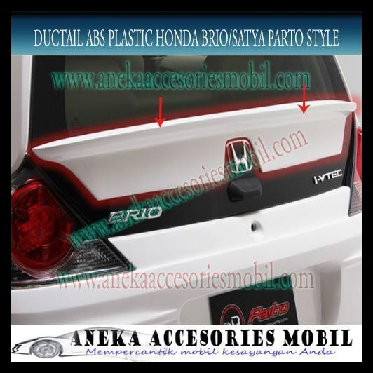DISKON DUCKTAIL ABS PLASTIK MOBIL HONDA BRIO PARTO STYLE