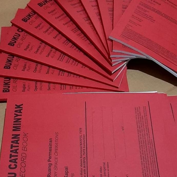 

Buku jurnal dek , mesin kapal / log book deck , engine