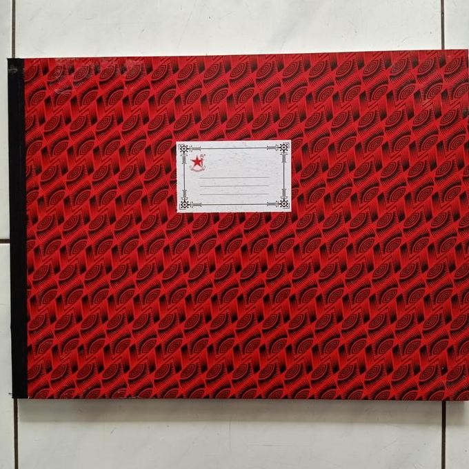 

Buku Tulis Hard Cover Double Folio 100 lbr Bintang Obor