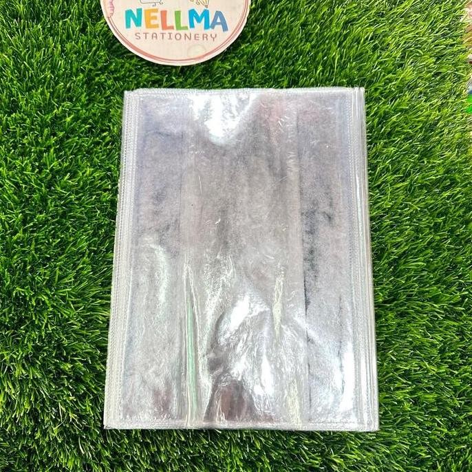 

10 lembar sampul buku plastik mika BOXY ukuran buku Besar CAMPUS