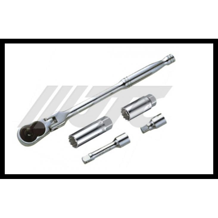 TERBARU SPARK PLUG SOCKET SET (MAGNETIC) JTC-3905 