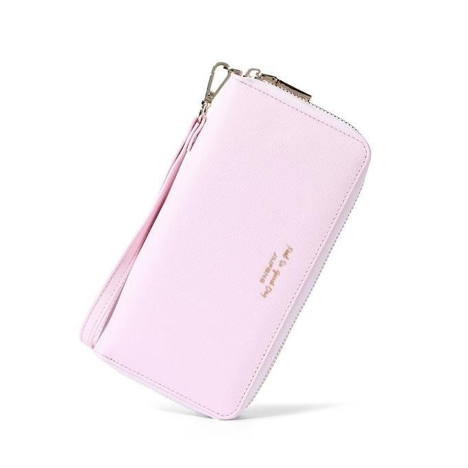 Dompet Serbaguna Jiufeng Dompet Panjang Remaja Wanita Korea Dengan Kapasitas Besar