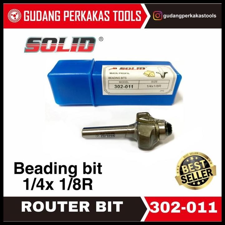 GRATIS ONGKIR MATA ROUTER| MATA PROFIL 302-011 BEADING BIT SOLID 