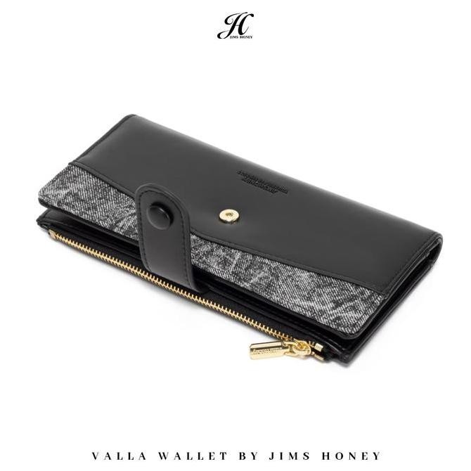 Dompet Minimalis Jims Honey - Valla Wallet - Dompet Panjang Wanita Kartu Kulit Uang Cewek Women Domp