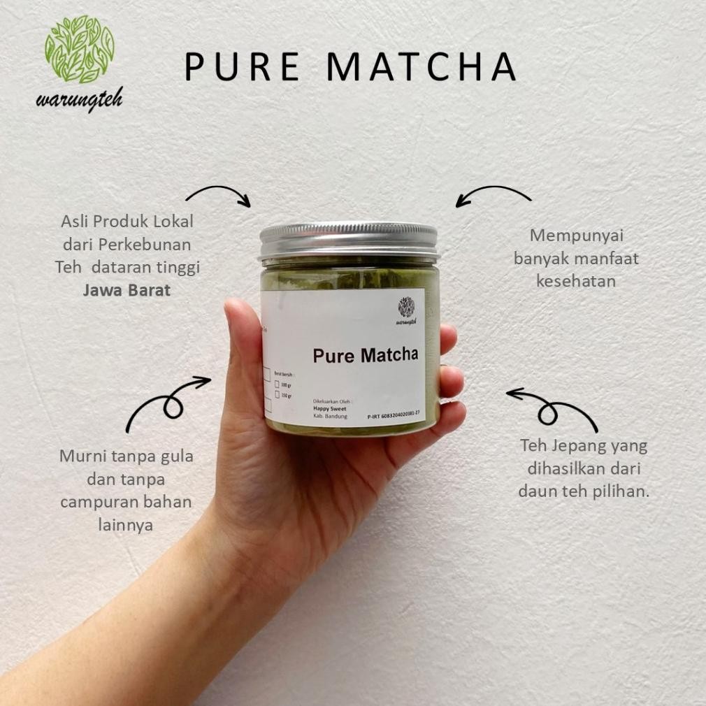 

Promo Pure Matcha Powder | Matcha Bubuk Murni | Warungteh