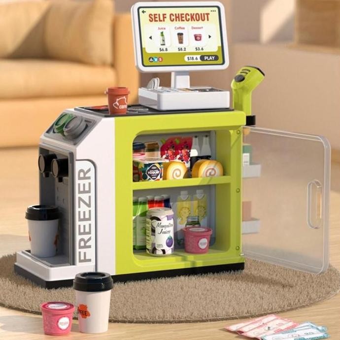 Promo / Terlaris [TM888]Mainan Anak Super Supermark[TM888]Set Belanja Scan Kasir / Mainan Simulasi K