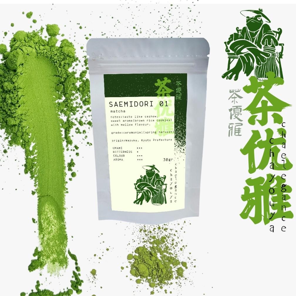 

Murah 30Gr Chayouya Saemidori 01 Matcha Powder (Ceremonial Grade)
