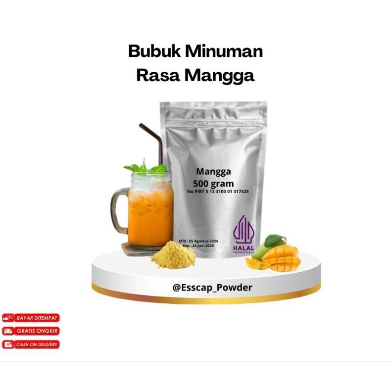 

Promo Bubuk Minuman Aneka Rasa Buah 500 Gram / Serbuk Minuman Aneka Rasa / Minuman Instan / Drinks Powder