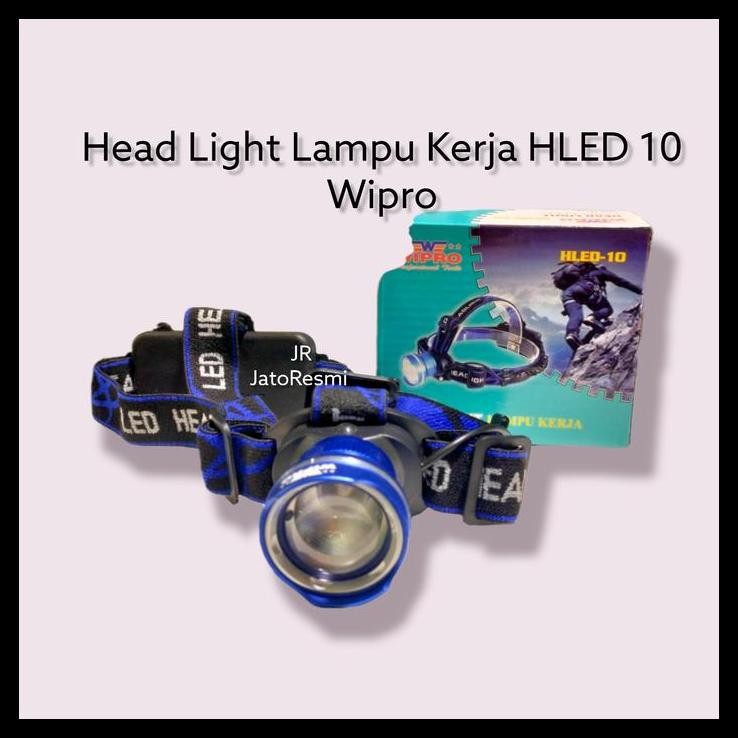DISKON LAMPU KERJA LAMPU KEPALA LAMPU GUNUNG HLED 10 WIPRO 