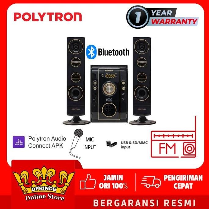 BARU SPEAKER BLUETOOTH POLYTRON PMA 9526 RADIO USB PMA9526 BASS KENCANG