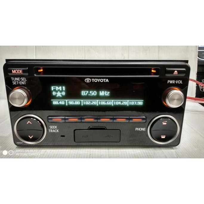 // Head Unit Standar Toyota Ex Avanza 2017 //