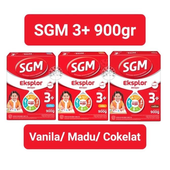

TERMURAH SGM EKSPLOR 2 BOX 900GR - SUSU ANAK 0-6 TAHUN RASA VANILA MADU COKLAT