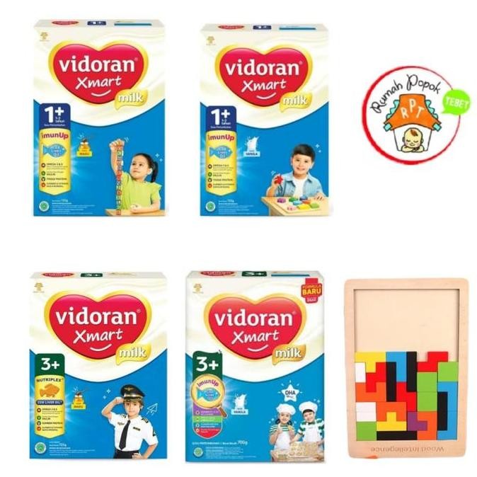 

TERMURAH VIDORAN XMART 1+ & 3+ VANILA MADU 725GR | SUSU ANAK IMUNITAS & TUMBUH