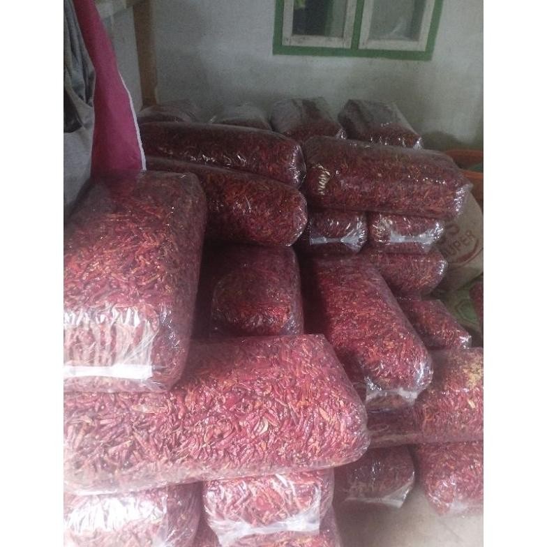 

Original 1Bal Isi 5Kg Cabe Rawit Teja Kering (Premium) No.1 Grade A Pedas Alami /Harga Hemat