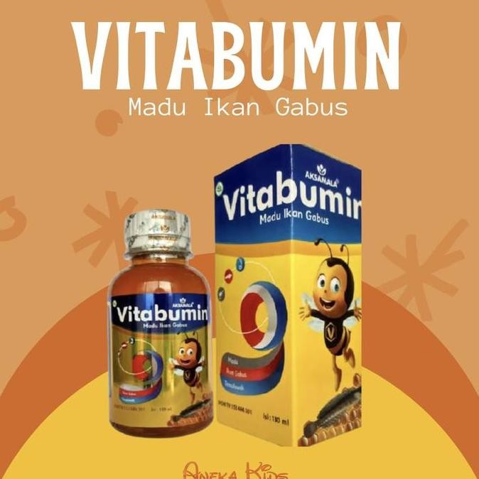 

TERMURAH VITABUMIN MADU IKAN GABUS ANAK - SUPLEMEN GIZI DAN NAFSU MAKAN ANAK