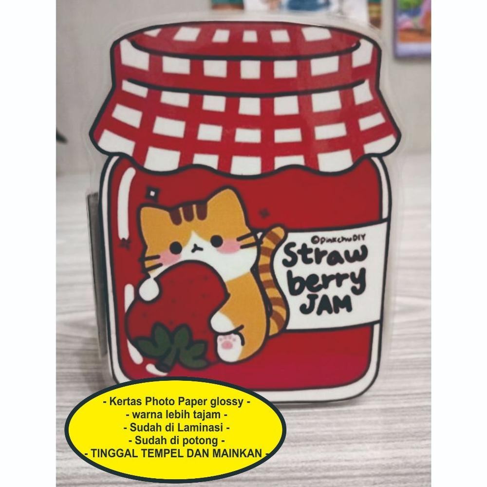 [laminasi] Squishy book Strawberry Jam/ Paper doll book strawberry jam/ Quite Book DiM