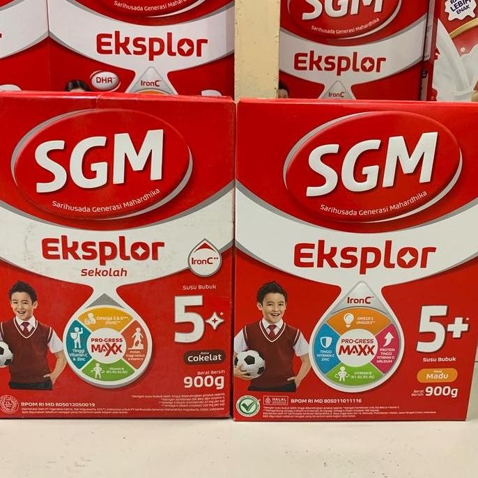 

TERMURAH SGM EKSPLOR 5+ 900GR SUSU ANAK RASA MADU / COKLAT