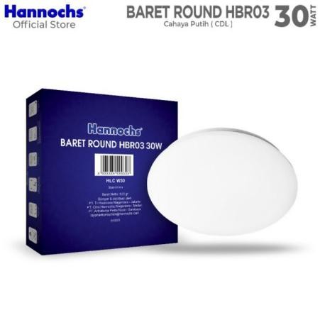 Promo Lampu Baret Hanochs / Lampu Plafon Hannochs Led Baret Round Hbr03 30W