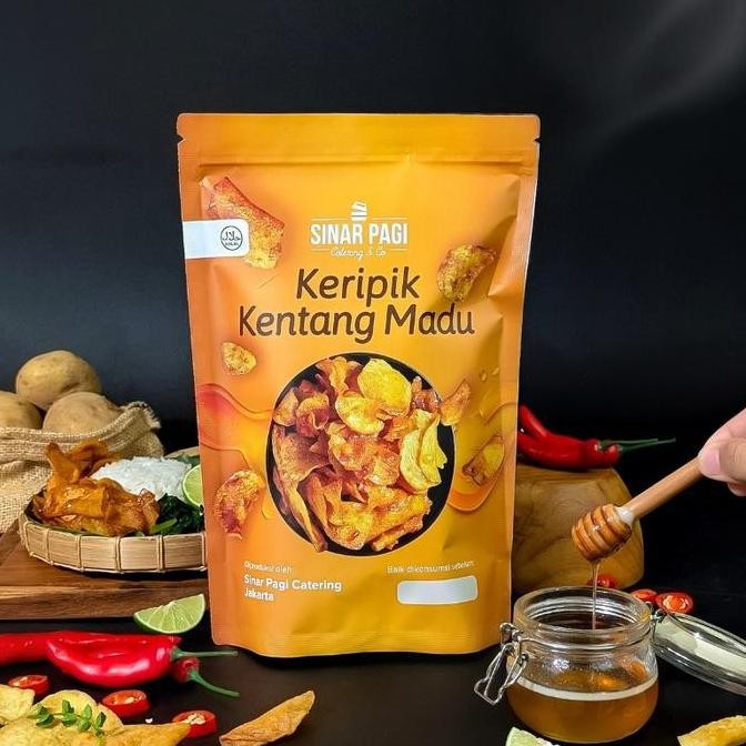 

TERMURAH KERIPIK KENTANG RASA MADU - SNACK KENTANG MANIS RENYAH KRIUK