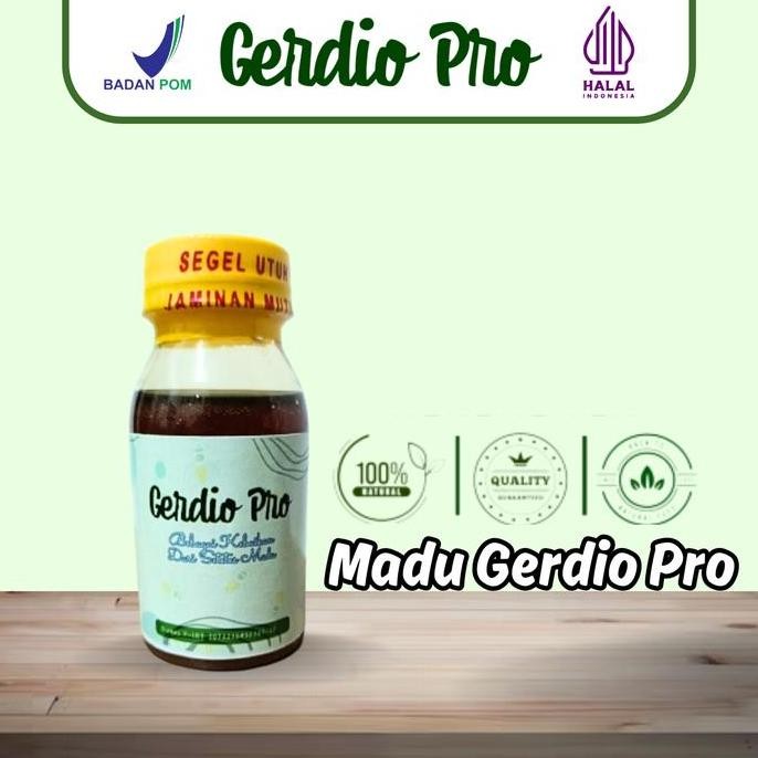 

TERMURAH GERDIO PRO MADU BOTOL 100GR - HERBAL ALAMI PEREDA ASAM LAMBUNG & GERD