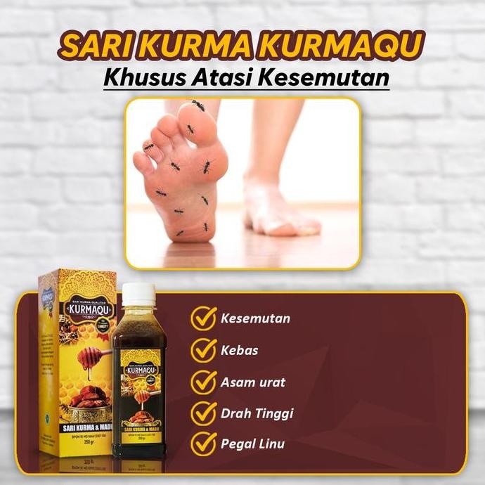 

TERMURAH KURMAQU 350GR - MADU HERBAL NEUROPATI KEBAS KESEMUTAN GULA DIABETIK