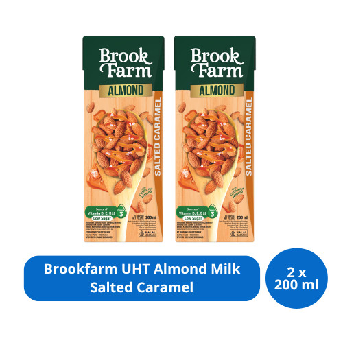 

Brookfarm UHT Almond Milk Salted Caramel 200ml x 2 pcs