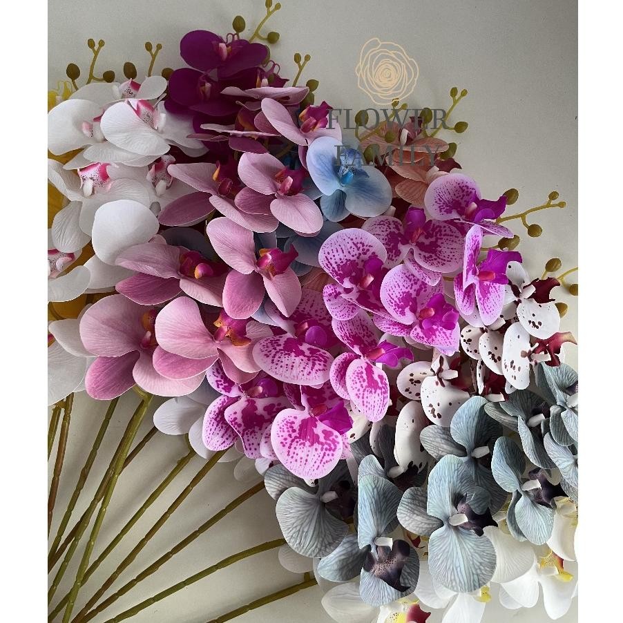 aq-54 fgs-3 Flower Family - Anggrek 9K Besar Artificial / Bunga Anggrek BESAR / Anggrek Wedding / An