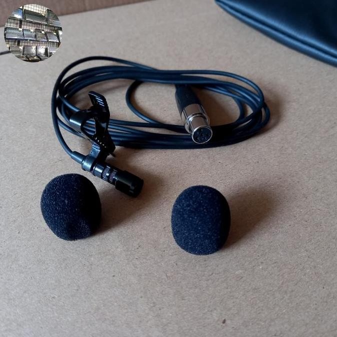 BARU MIC CLIP ON MINI XLR 3 PIN UNTUK TRANSMITTER WIRELESS MIC JEPIT BODYPACK