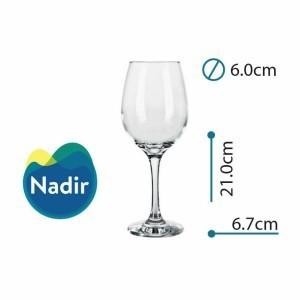 Nadir Gelas Red Wine Kaki - Wine Glass - Gelas Kaca - Gelas Kaki - Gelas Dinner - Gelas Resto - Gela