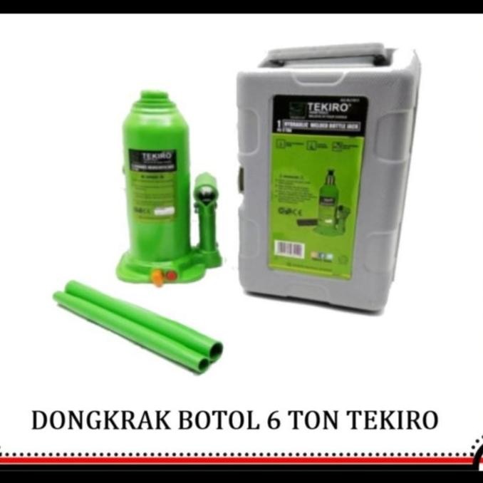 Tekiro Dongkrak Botol 6 Ton Hydraulic Bottle Jack Dongkrak Mobil Tekiro 6 Ton