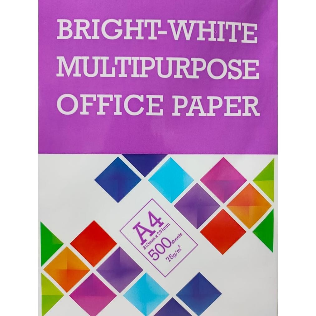 

Termurah !!! Kertas Print Fotocopy HVS A4 75 gr BMO / Rim