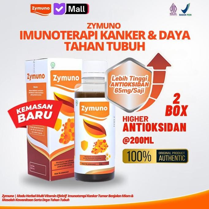 

TERMURAH ZYMUNO MADU HERBAL 2 BOX - IMUNOTERAPI & DAYA TAHAN TUBUH UNTUK PASIEN KANKER