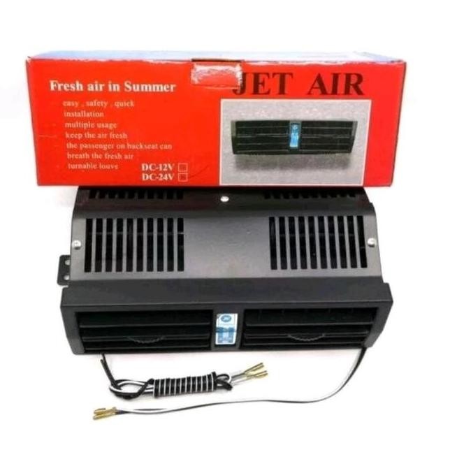 HALITAUTRENDS KIPAS ANGIN MODEL KISI KISI AC MOBIL/JET AIR/KIPAS ANGIN TENGAH 12V