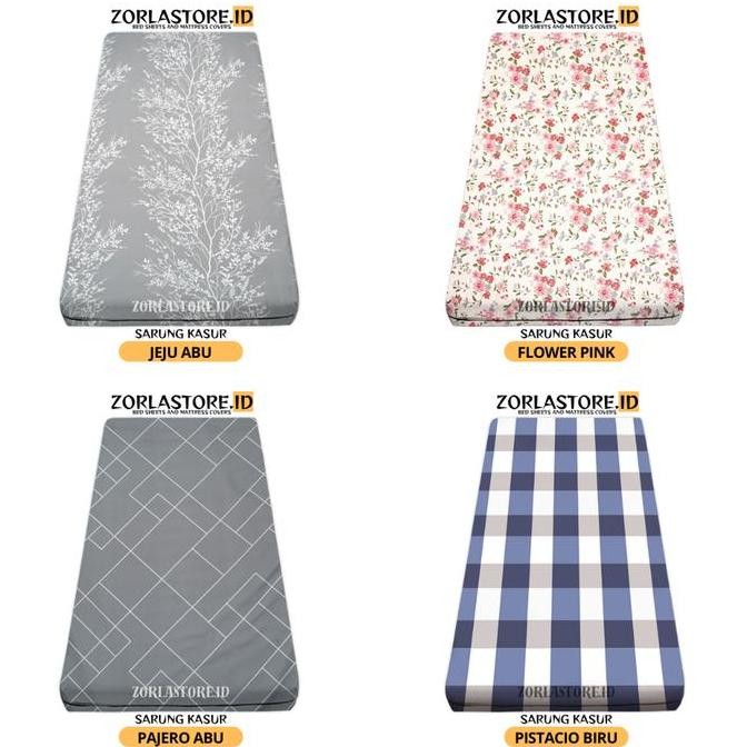 Sarung Kasur Busa Resleting 90x200x10 - Sprei Resleting 90x200x10