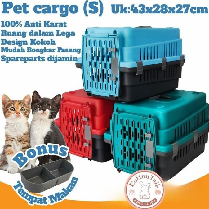 Pet Cargo Carier Voyager (S) / Pet Cargo Kucing, Kelinci, Anjing
