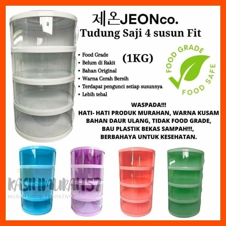 Berkualitas TUDUNG SAJI FIT JEON BELUM RAKIT / TUDUNG SAJI FIT JEON / TUDUNG SAJI 4 SUSUN FIT JEONTU