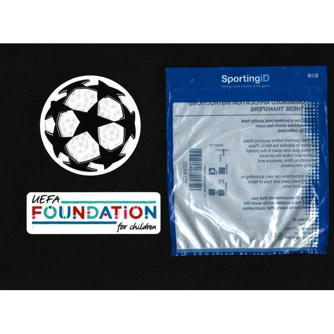 Patch Starball + UFOUN 2021/23 kompetisi eropa. Original Patch for Jersey.