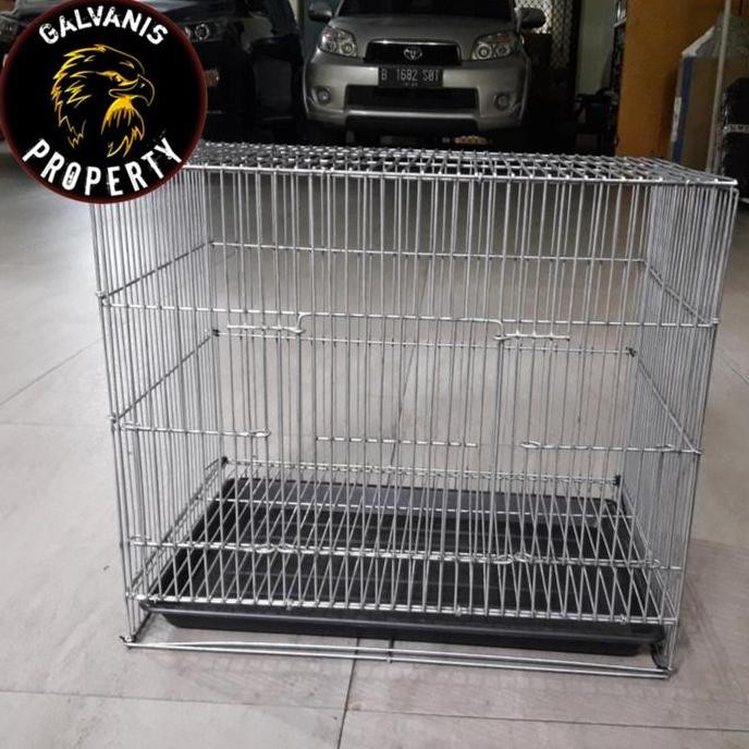 Kandang Galvanis Sugar Glider 60X50X42 / Sangkar Sugar Glider Besi