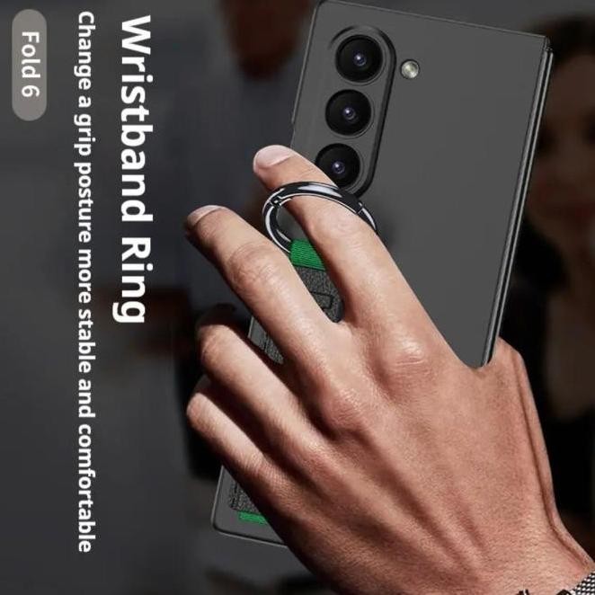 Ori - Hard Case Premium + Ring Holder Samsung Galaxy Z Fold 3 4 5 6 - Elegan & Kuat