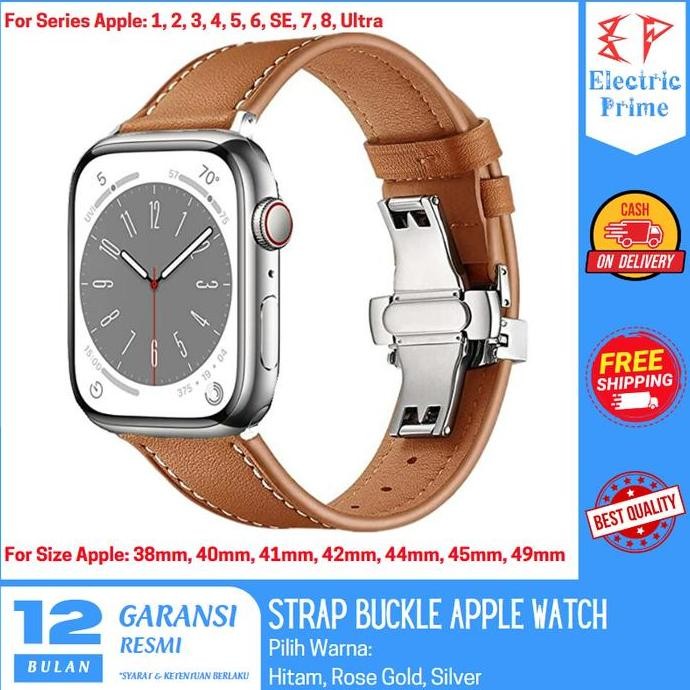 Ori - Strap Apple Watch Ultra All Series 38-49Mm - Tali Jam Buckle Silikon