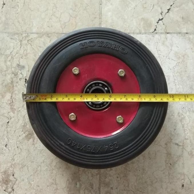 ready roda karet/ roda troli/ roda trolley/ roda mesin/ roda genset 10in